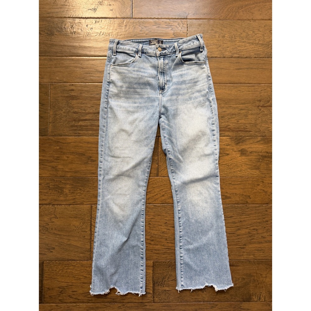 Abercrombie & Fitch Simone High Rise Ankle Flare Jeans Size 28 Y2K